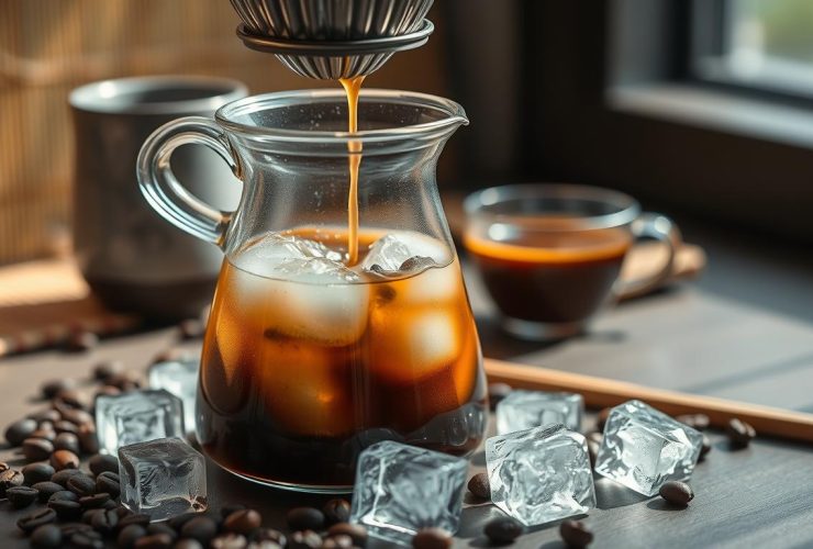 How to Brew Coffee Using a Japanese Iced Coffee Method