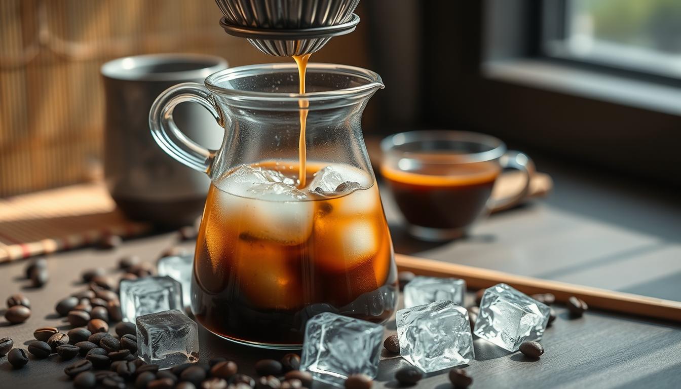 How to Brew Coffee Using a Japanese Iced Coffee Method